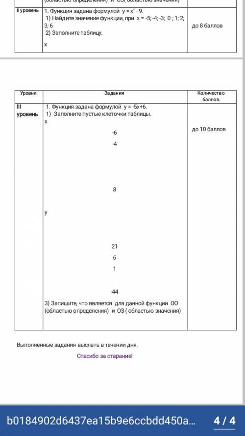 7 класс алгебра.область определения и область значения функцый