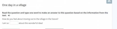 How do you feel about moving out to the village in the future? I am so about this wonderful idea!