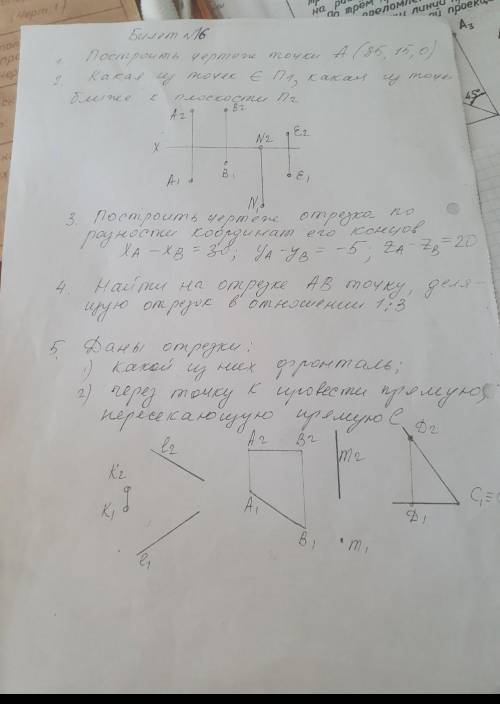 Может кто понимает начертательную​