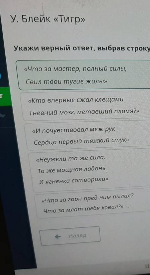 ответ сверху броукажи верный ответ выбрав строку с физической силы тигра