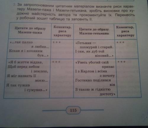 с заданием, зарубіжна література 9 клас