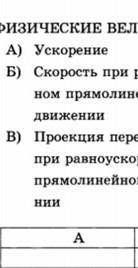 8. Установите соответствие(перечертить таблицу и вписать цифры)​