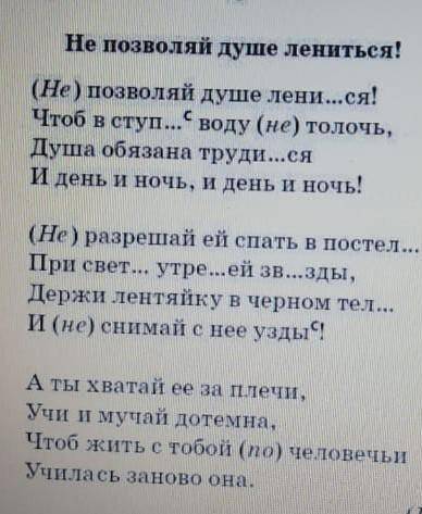 Почему душа названа лентяйской? Что значит учиться жить по-человечьи? С какой целью автор использу