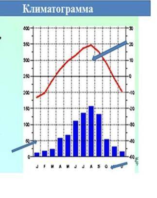 сделать анализ климматограммы ​