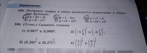 по алгебре! Тема с функциями: область определения функции и возврастание и убывание.