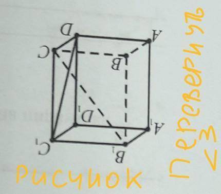 Abcda1b1c1d1 - прямоугольный параллелепипед , aa1=4, AB=AD=3, найти : угол(C1D,B1C)​