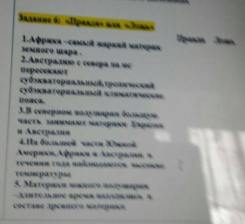 Полушарии длительное время находились в составе древнего материка Правда или ложь​
