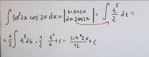 Подскжаите правильно ли я решил данный интеграл . Можно ли так двойку переносить ?​
