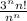 \frac{3^nn!}{n^n}