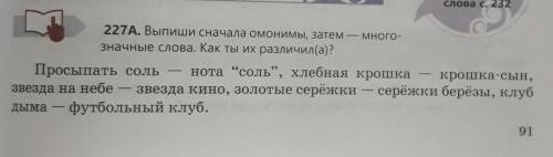 5 класс русский не могу различить лманимы и много значные​