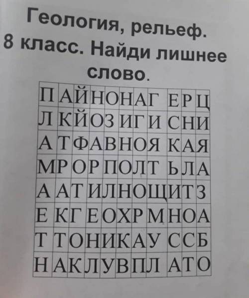 кроссворд по географии. Кто отлично разбирается в кроссвордах. Я здесь нашла только слово Кайнозой