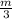 \frac{m}{3}