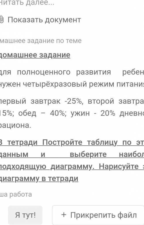 для полноценного развития ребёнка нужен четырёхразовый режим питания :первый завтрак - 25 %, второй