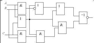 Определить структурную формулу для данной логической схемы