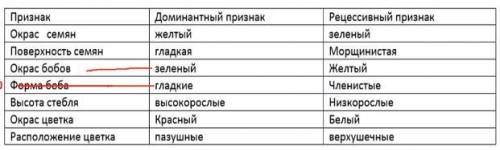 Что получится если скрестить горох дигетерозиготный с горохом чистой линии по рецессиву? 1й признак