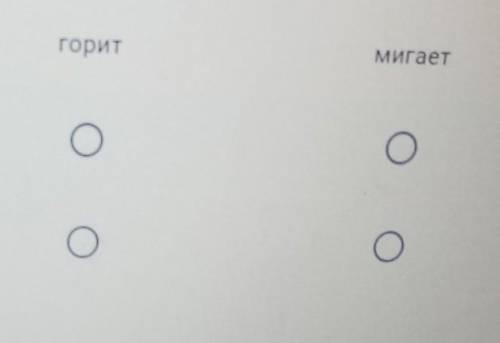 Какой вид принимает индикатор ультразвукового датчика во время отправки звукового сигнала горит или