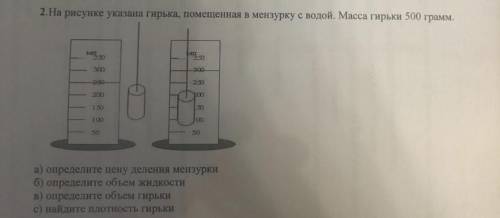 Физика найти цени деления мензурки