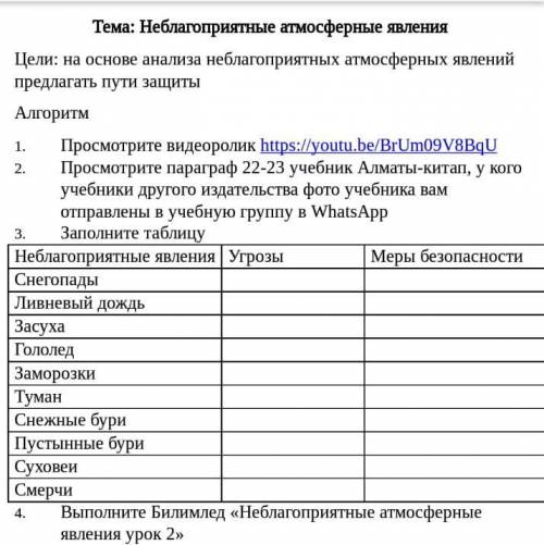 заполнить таблицу очень мне нужно уже сдавать даю 20б