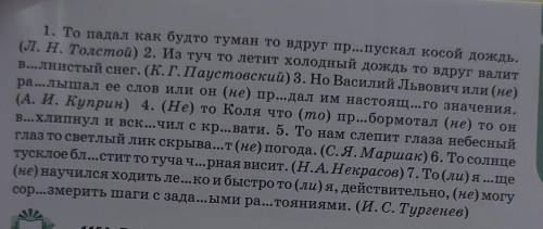 Спишите расставляя недостающие знаки препинания, вставляя пропущенные буквы, раскрывая скобки . Граф