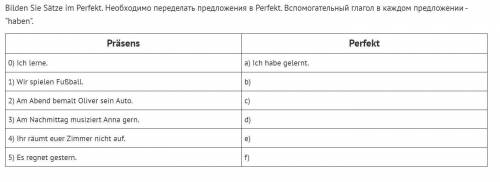 Немецкий язык, надо выполнить все два задания, 25B