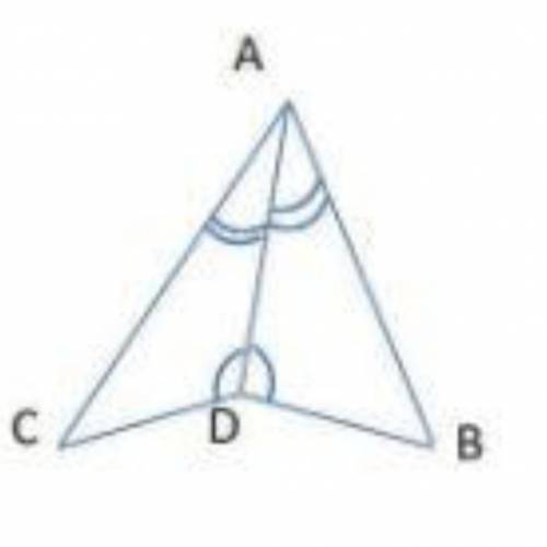 ￼ Каких данных не хватает для доказательства равенства треугольников ￼￼￼￼￼CAD и ABD￼￼ по второму при