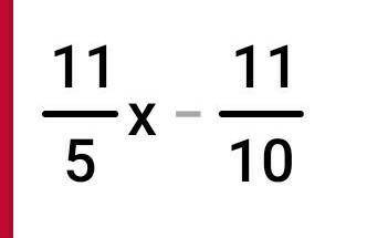 Решить уравнение. ( х - 1/2 ) : 5/11 ​