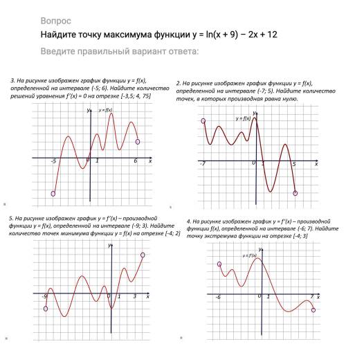 РЕШИТЕ ГРАФИКИ ФУНКЦИЙ (решать по порядку)