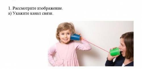 1. Рассмотрите изображениеа) Укажите канял свои​