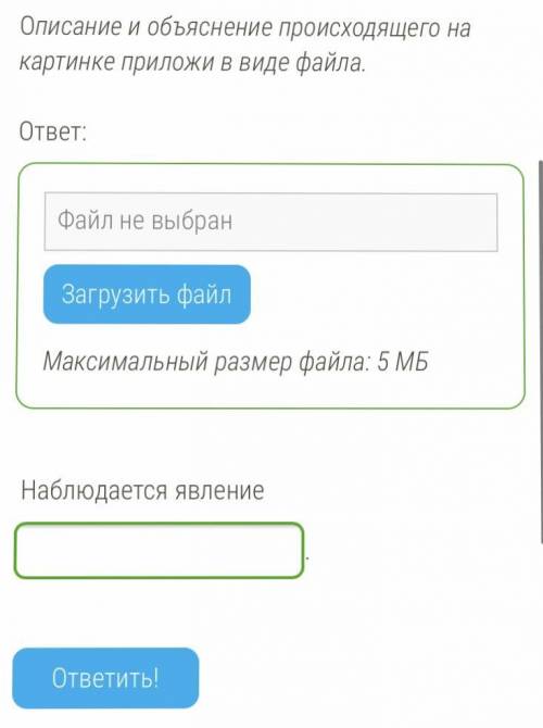 Опиши происходящее на картинке. Как это объяснить