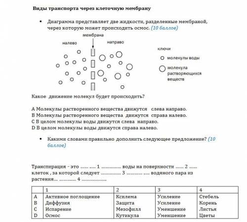 Биология 11 класс, буду очень благодарен