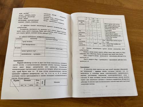 Нужно выполнить упражнения по казахскому языку - 4.2, 4.3, 4.4, 4.5, 4.5.2, 4.6, 4.7