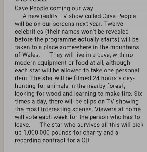 1.Where are they going to live? What are the prizes for the winner?How will the person who has to le