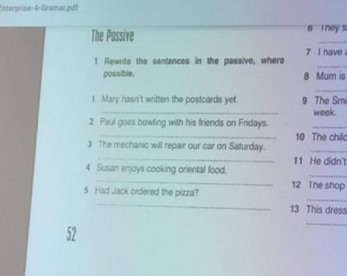 Passive voice, help meee~​