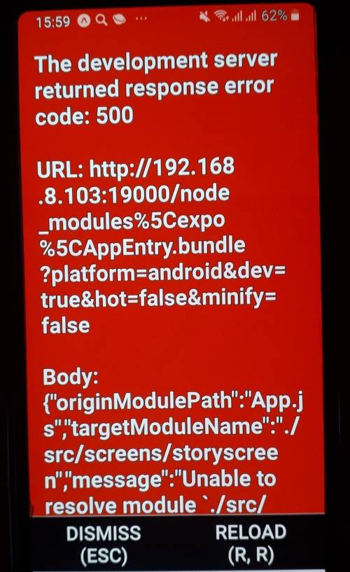 ответьте, это по информатике про ReactNative Expo Почему при загрузке проекта ReactNative на экспо,