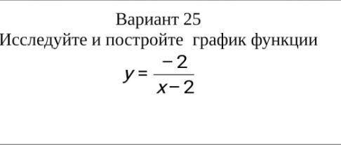 Исследуйте и постройте график функции
