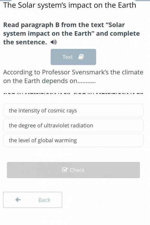 the degree of ultraviolet radiationthe level of global warming​