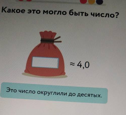 Какое это могло быть число? 4,0Это число округлили до десятых.​