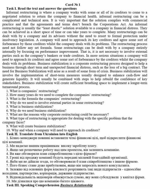 Informal restructuring is where a company works with some or all of its creditors to come to a negot