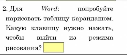 Какую клавишу нужно нажать, чтобы выйти из режима рисования?​