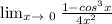 \lim_{x \to \ 0} \frac{1-cos^3x}{4x^2}