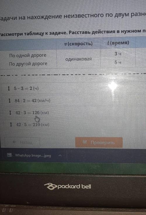 Задачи на нахождение неизвестного по двум разностям. Урок 1 Рассмотри таблицу к задаче. Расставь дей