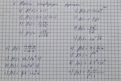 решить производные функции​