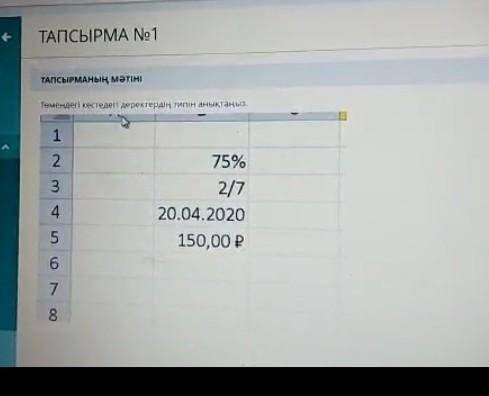 Информатика 7класс 2четвер тест