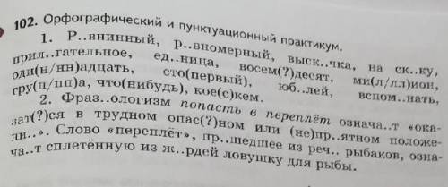 Орфорганическии пунктуционный практикум
