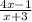 \frac{4x-1}{x+3}