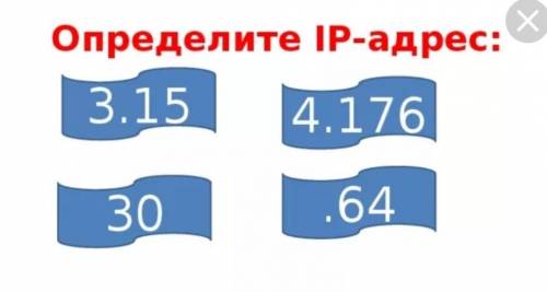 решить ​определите ip-адрес:3.154.17830.64