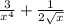 \frac{3}{x {}^{4} } + \frac{1}{2 \sqrt{x} }