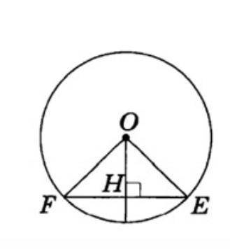 По данным рисунка докажите, что отрезок OH-биссектриса треугольника OEF.