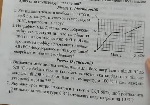 Рівень С і D с полной розвязкой​