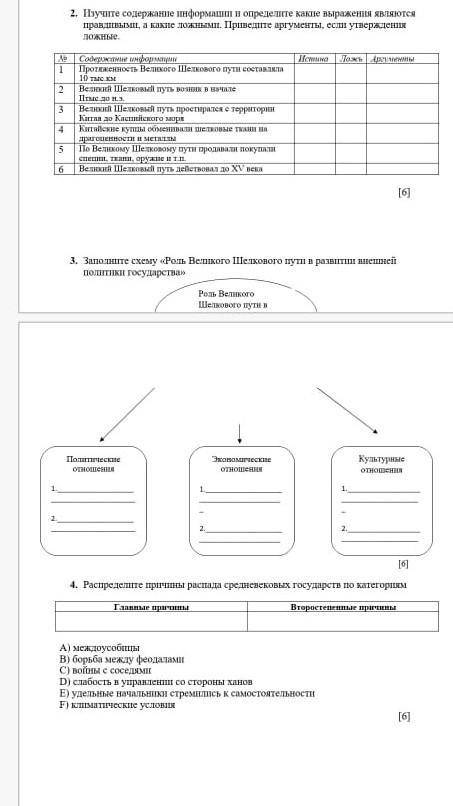 Соч по всемирной истории 6 класс 2 четверть ​